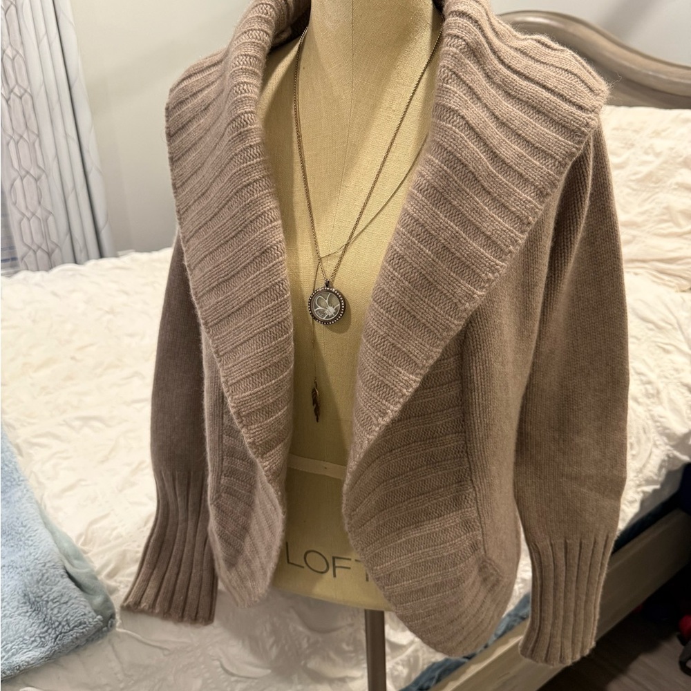 Maika Tan Women's Cardigan Sweater